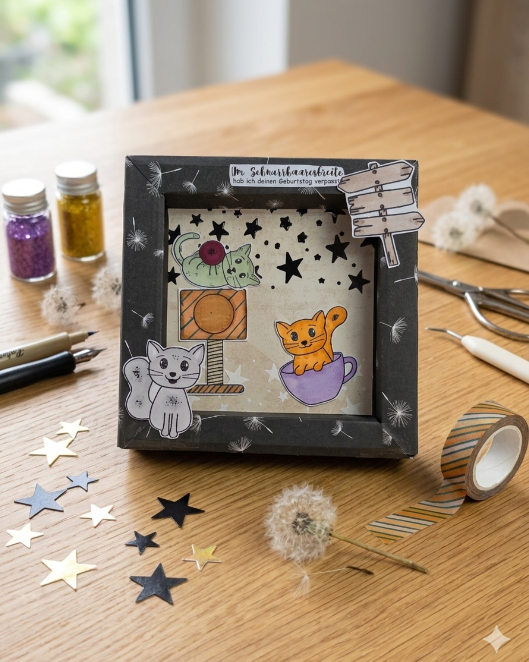 Shadow Box Stamp fun
