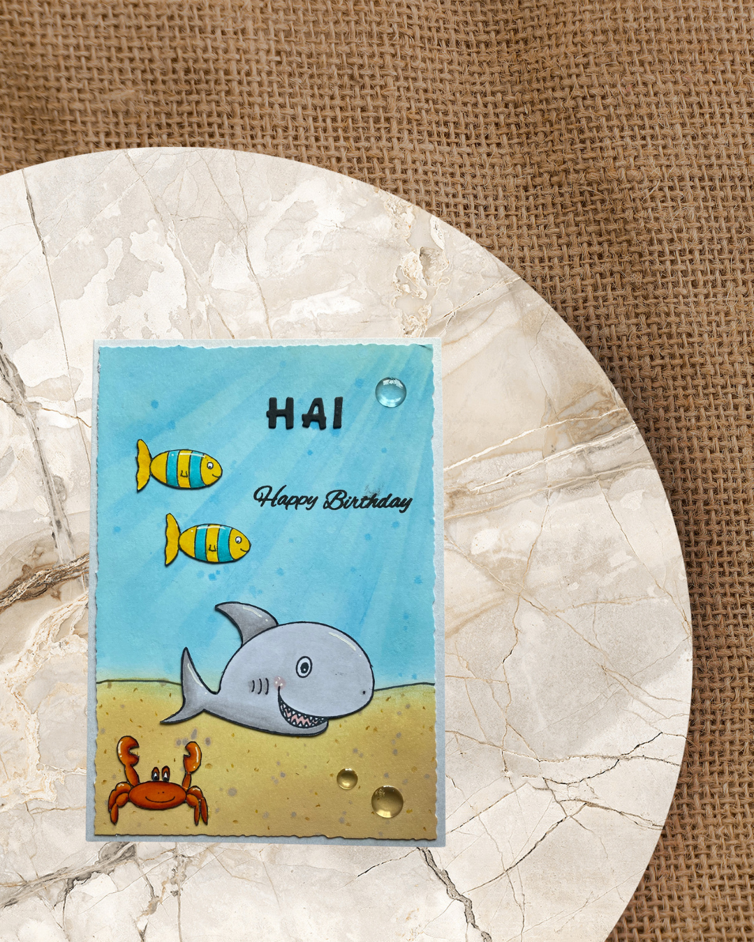 Stempel "Meerestier Hai"