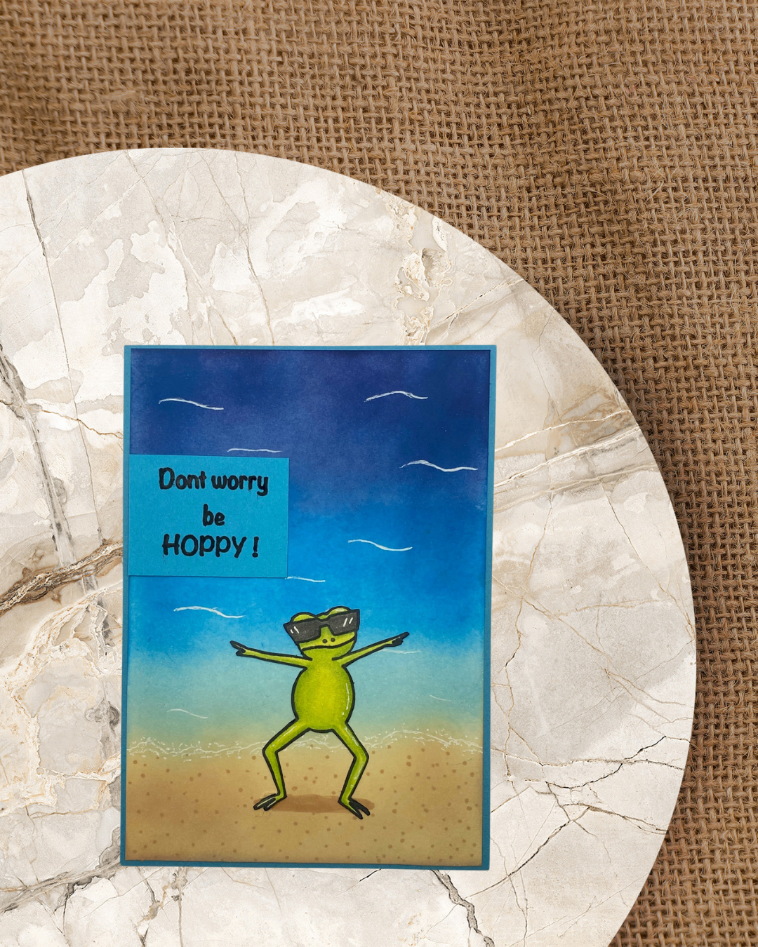 Stempel Set "Party Frösche"