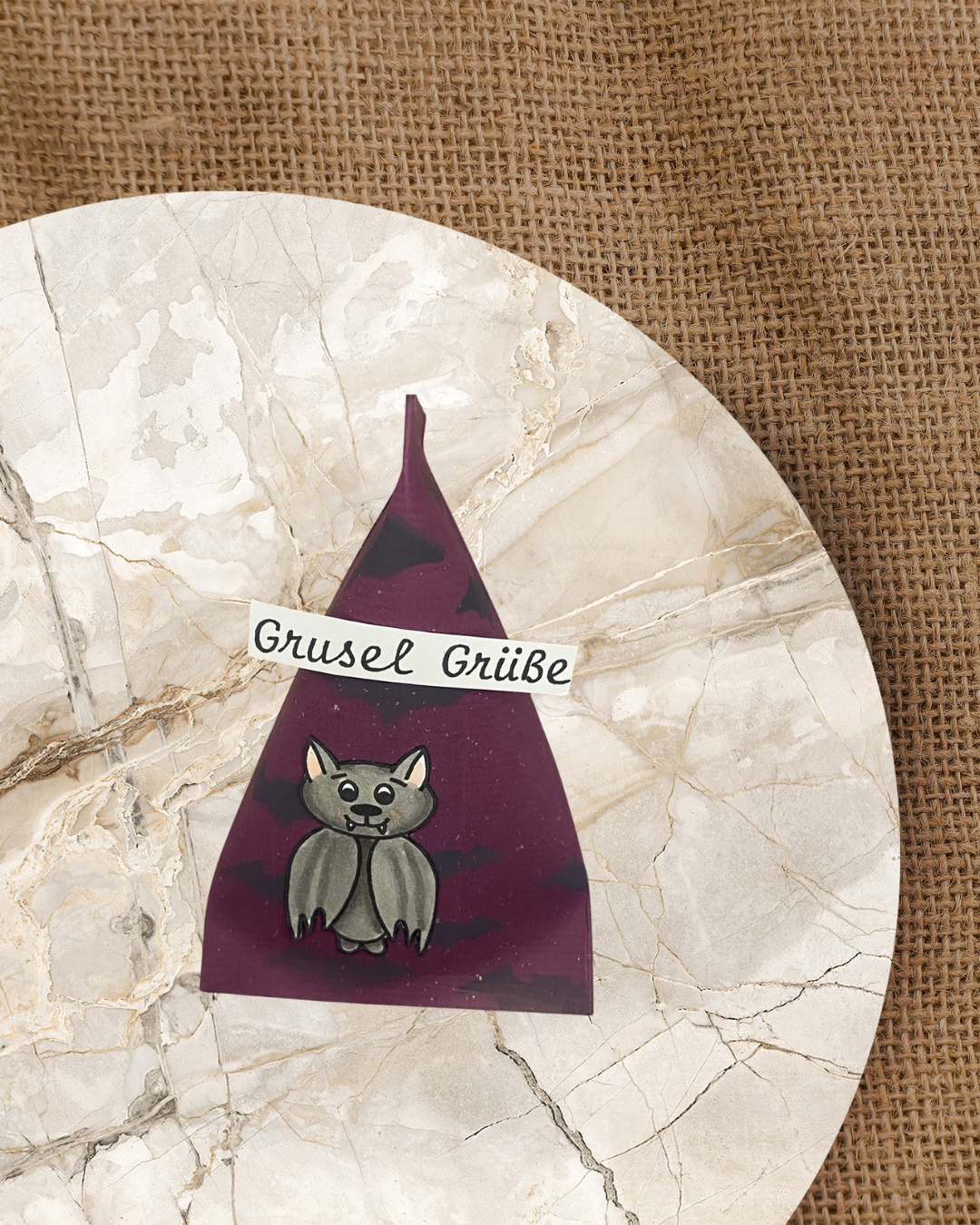 Geschenktüte mit Fledermaus