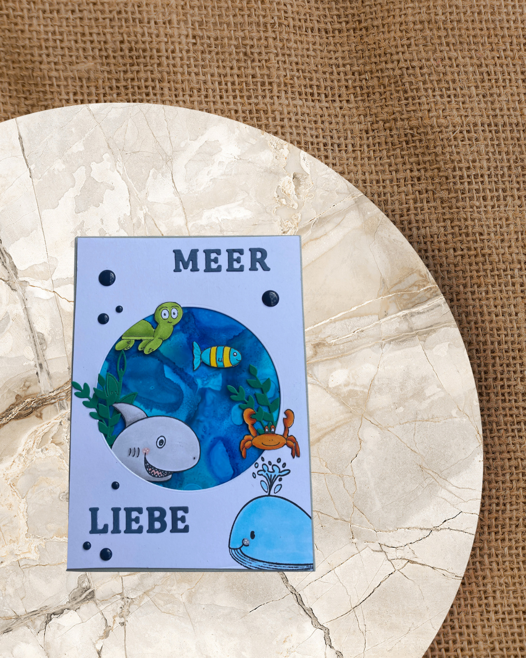 Stempel "Meerestier Wal"