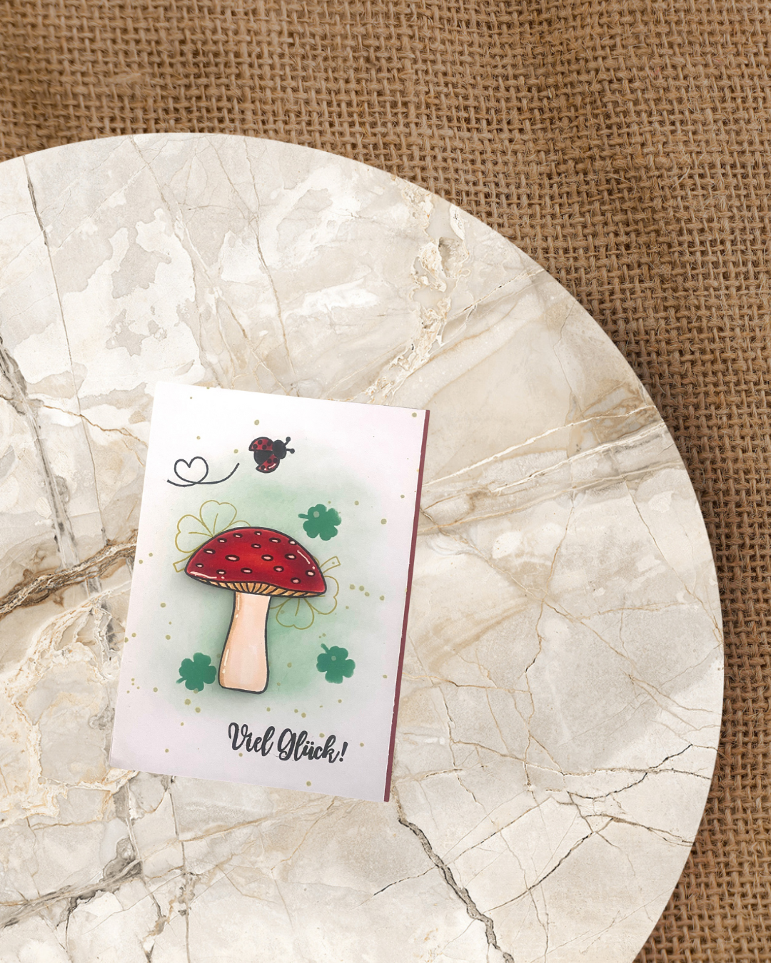 Stempel Set "Glückspilz"