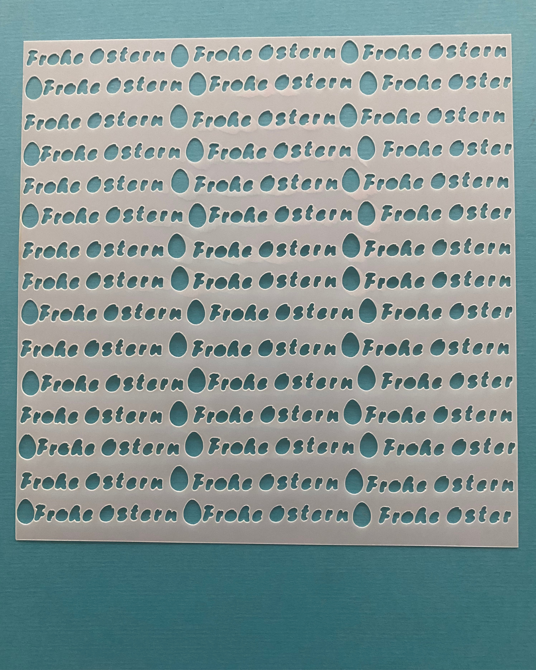 Stencil Frohe Ostern