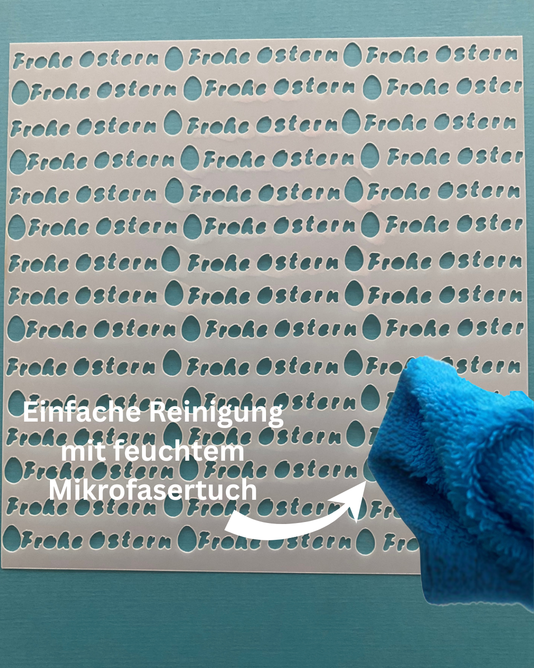Stencil Frohe Ostern