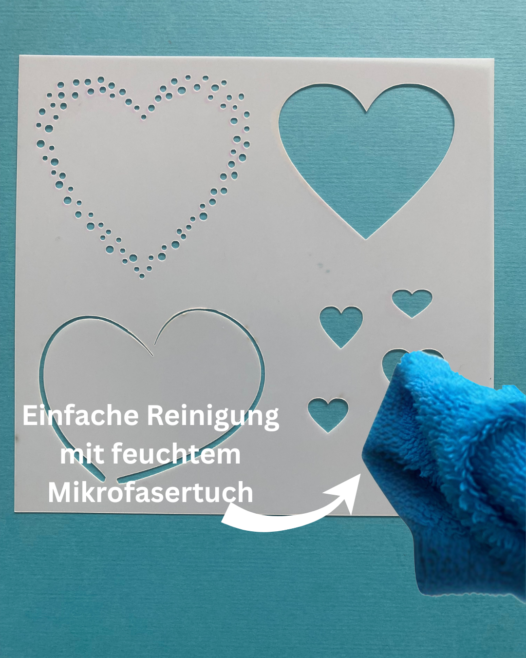 Stencil Herz