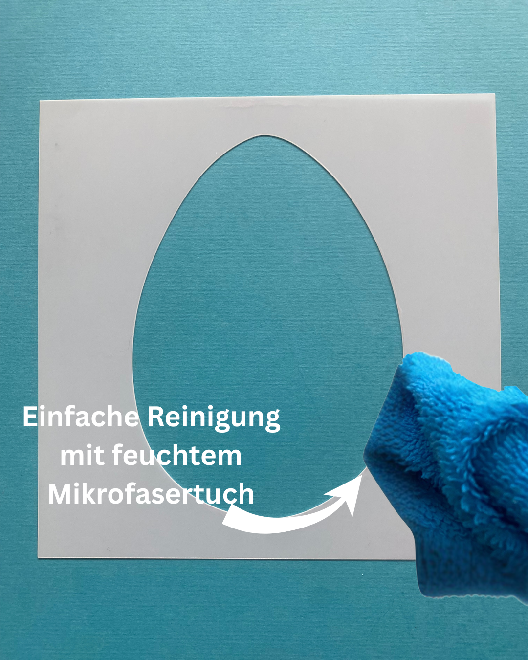 Stencil großes Ei