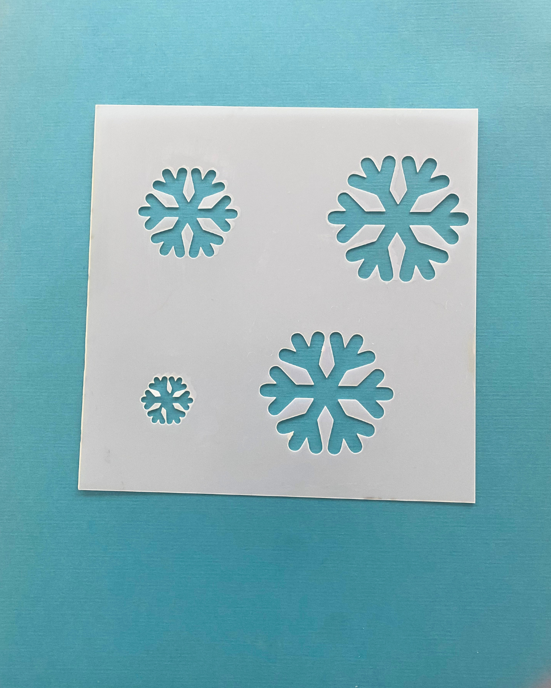 Stencil Eiskristalle