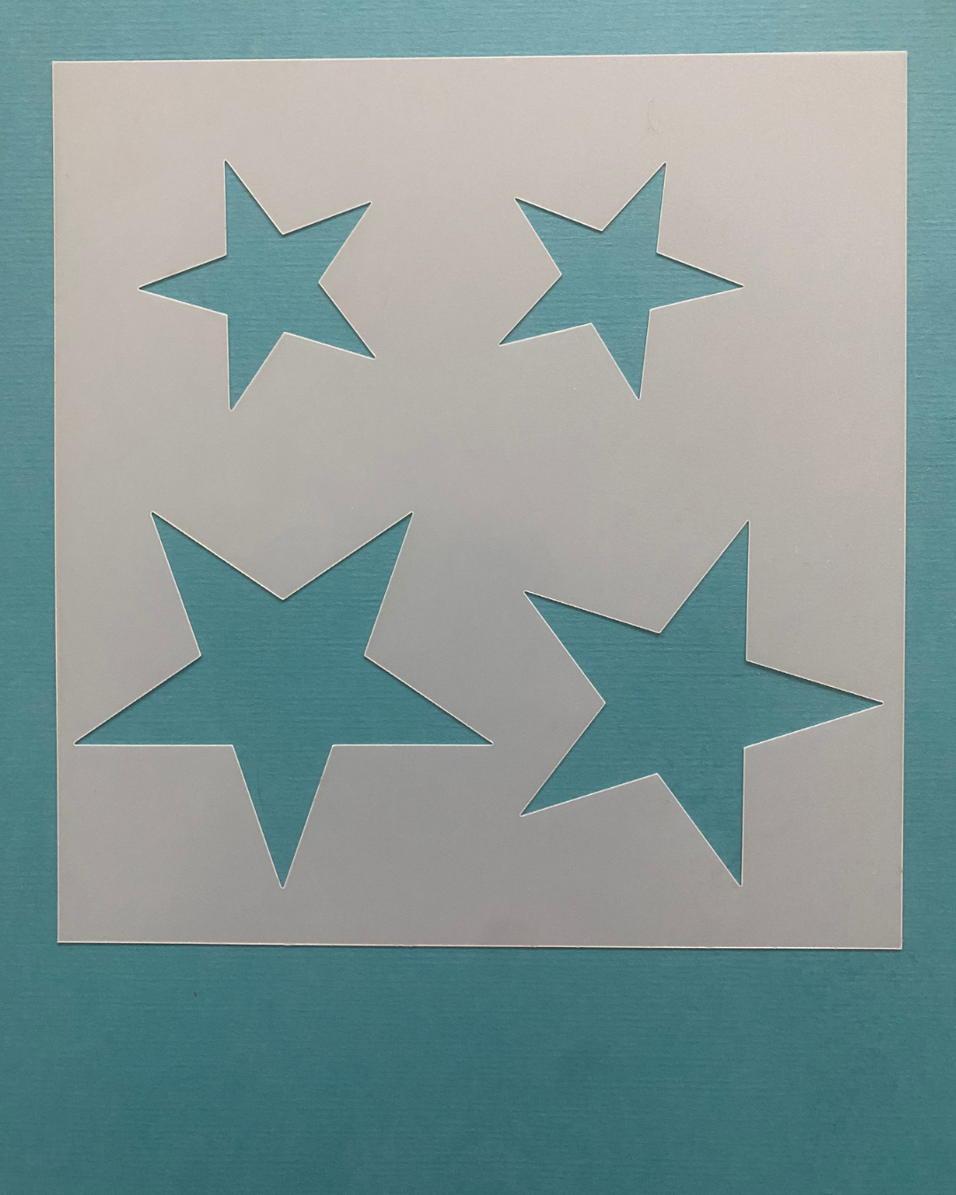Stencil Sterne groß