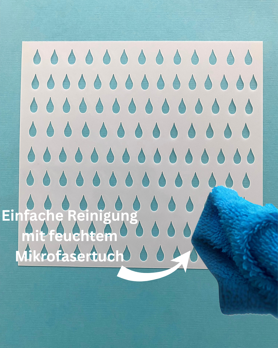 Stencil Regentropfen