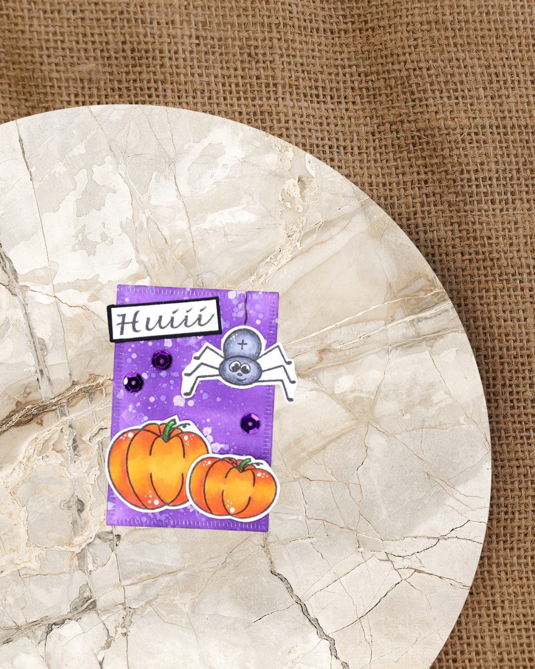 Stempel Set "Halloween Worte"