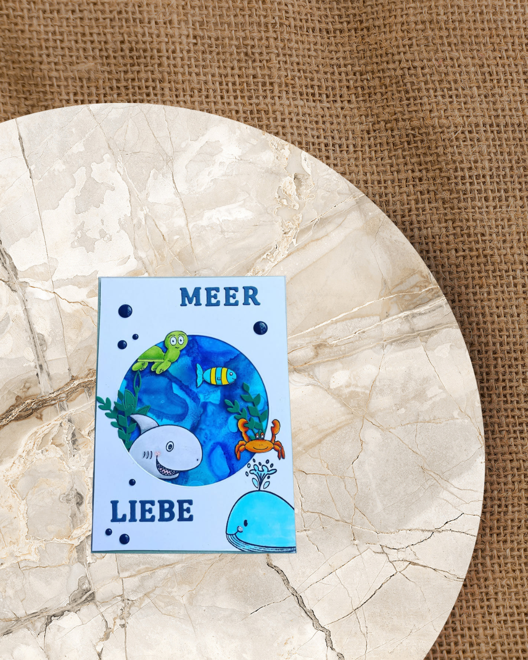 Stempel "Meerestier Krebs"