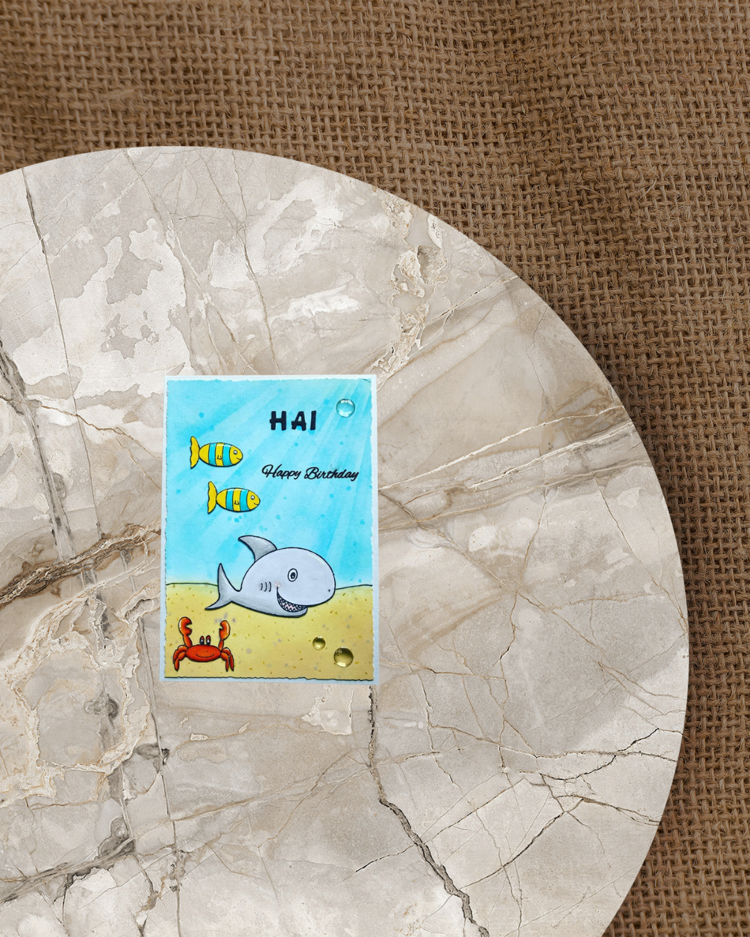 Stempel "Meerestier Krebs"