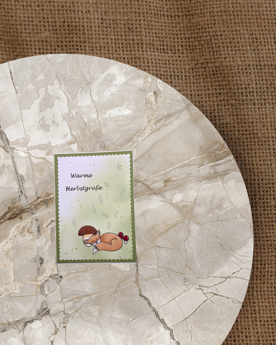 Stempel "schlafender Fuchs"