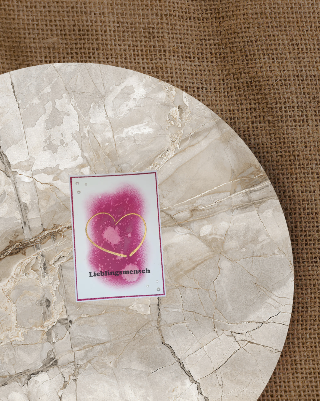Stempel "Hintergrund Herz"