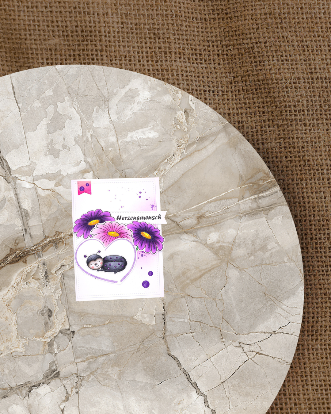 Stempel "Hintergrund Herz"