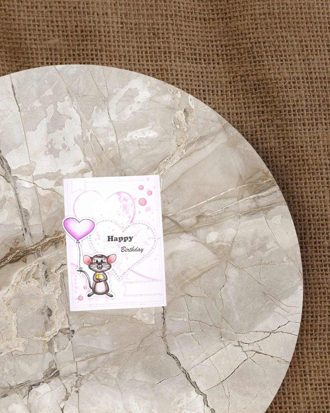 Stempel "Hintergrund Herz"
