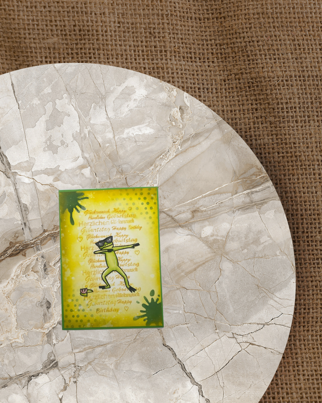 Stempel "Hintergrund Geburtstag"