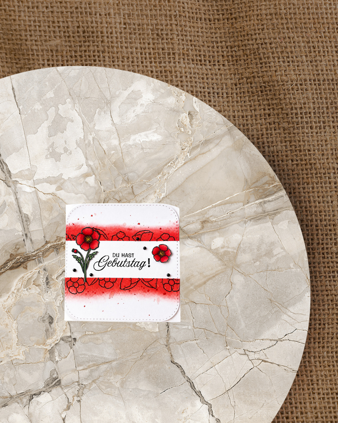 Stempel Set "Mohnblumen"