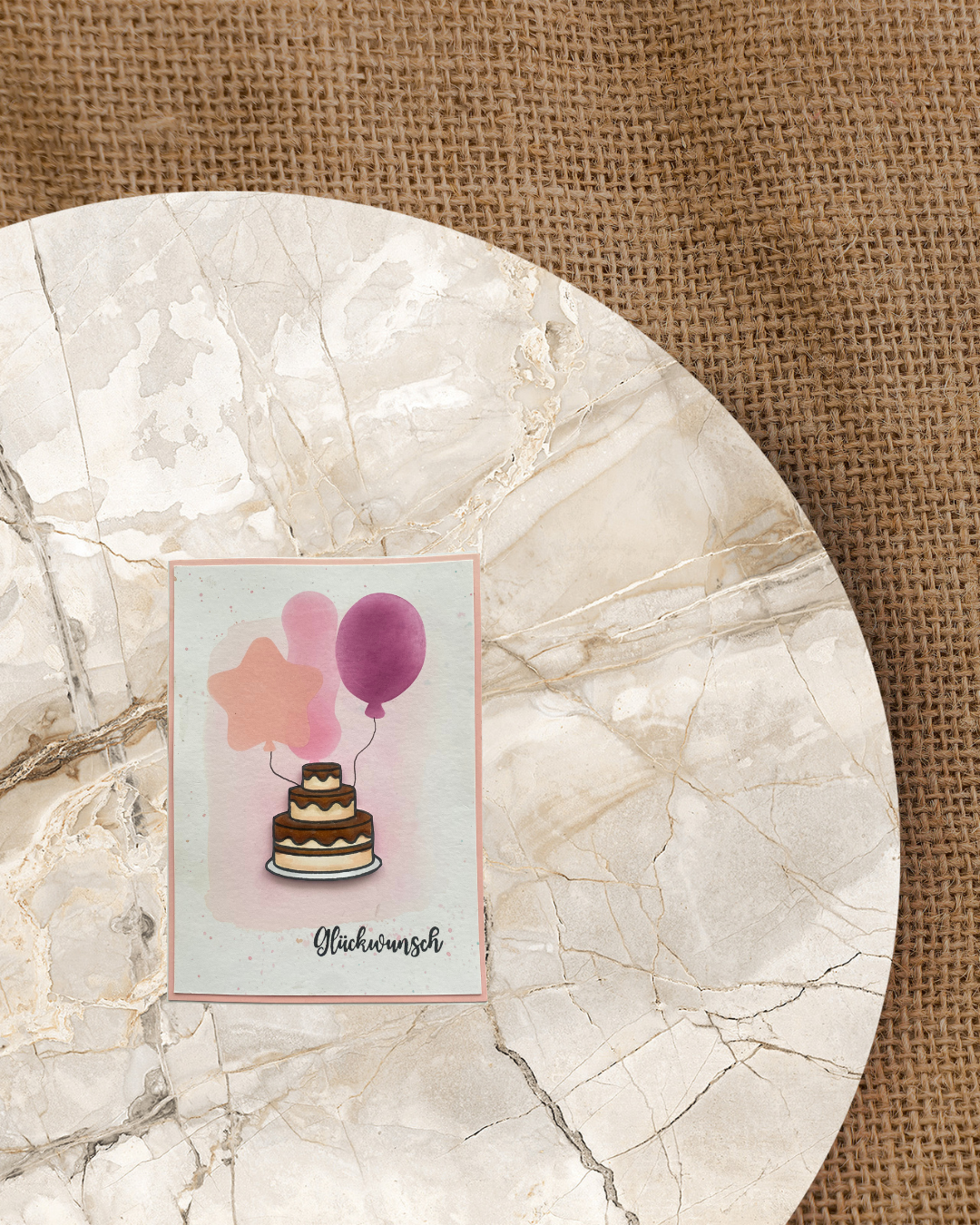 Stencil Luftballon