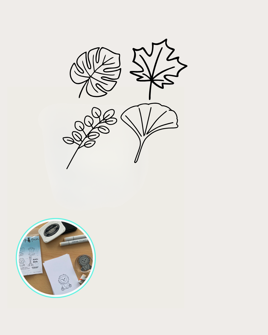 Stempel Set "Blätter"