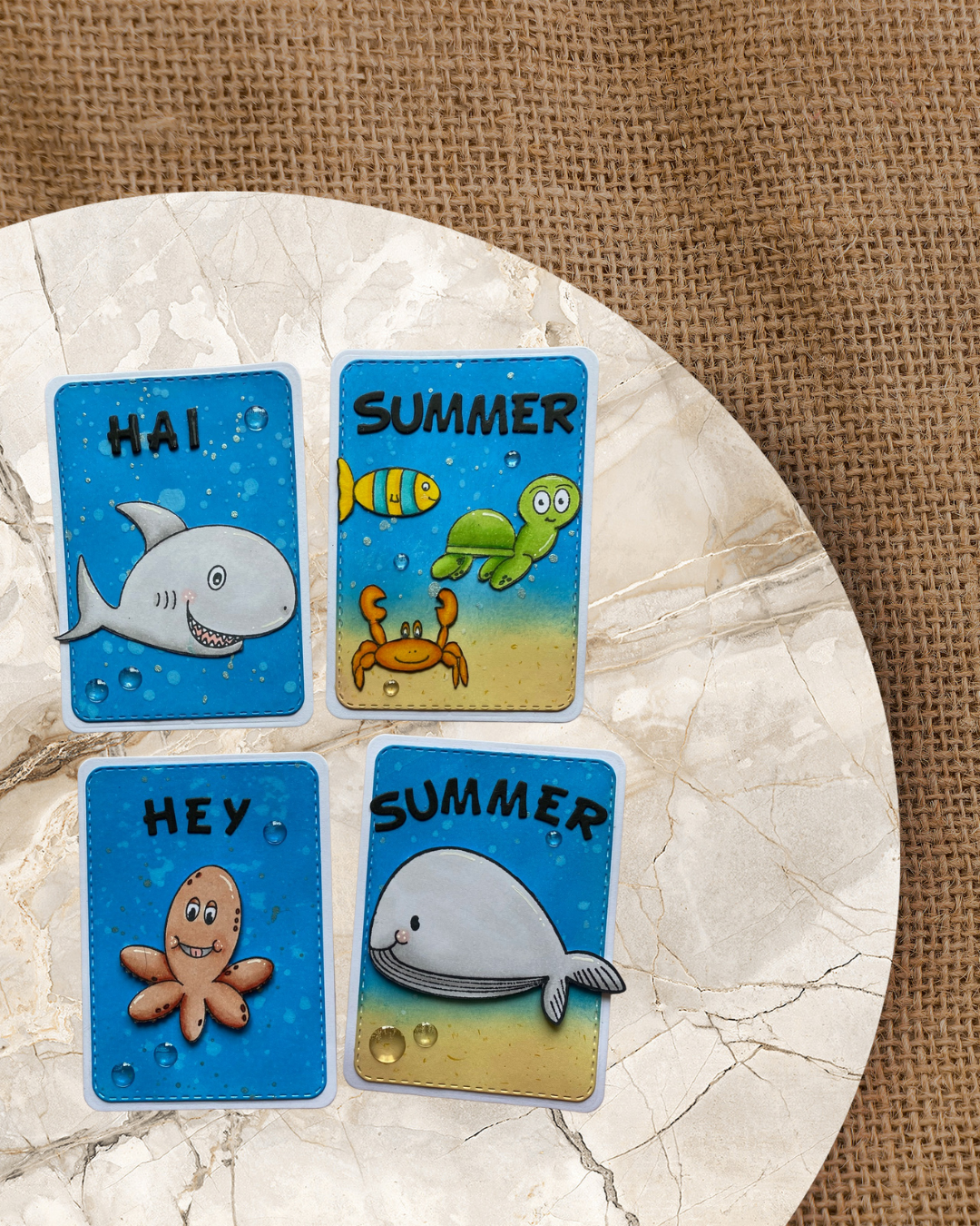 Stempel "Meerestier Fisch"