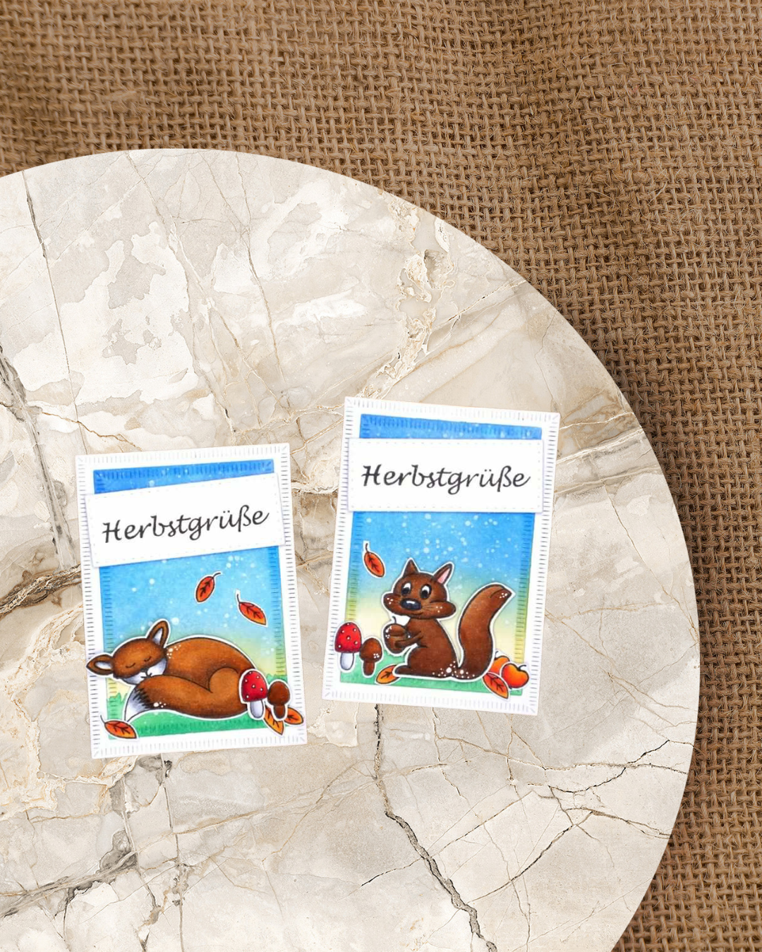 Stempel  "schlafender Fuchs"