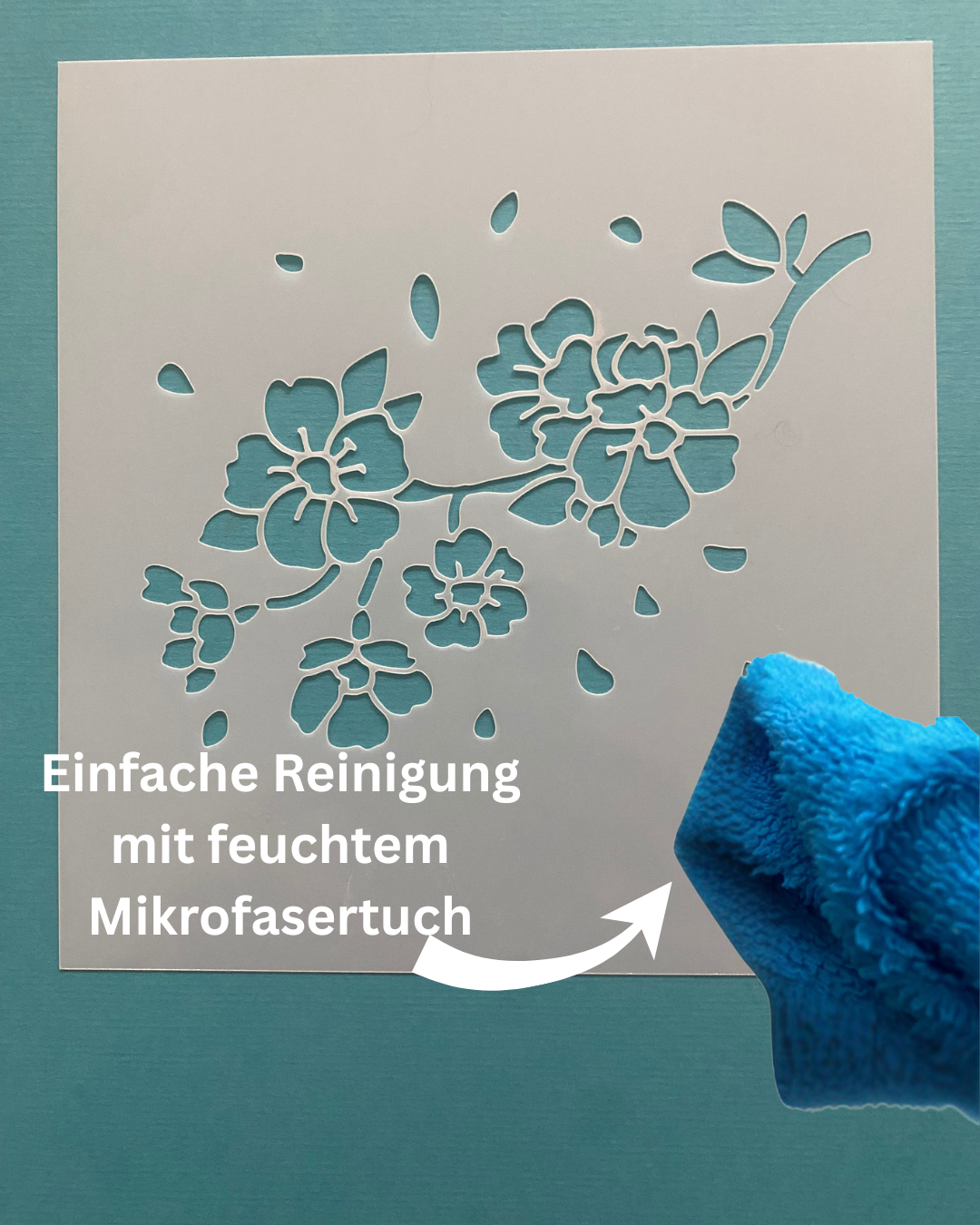 Stencil Blumenzweig