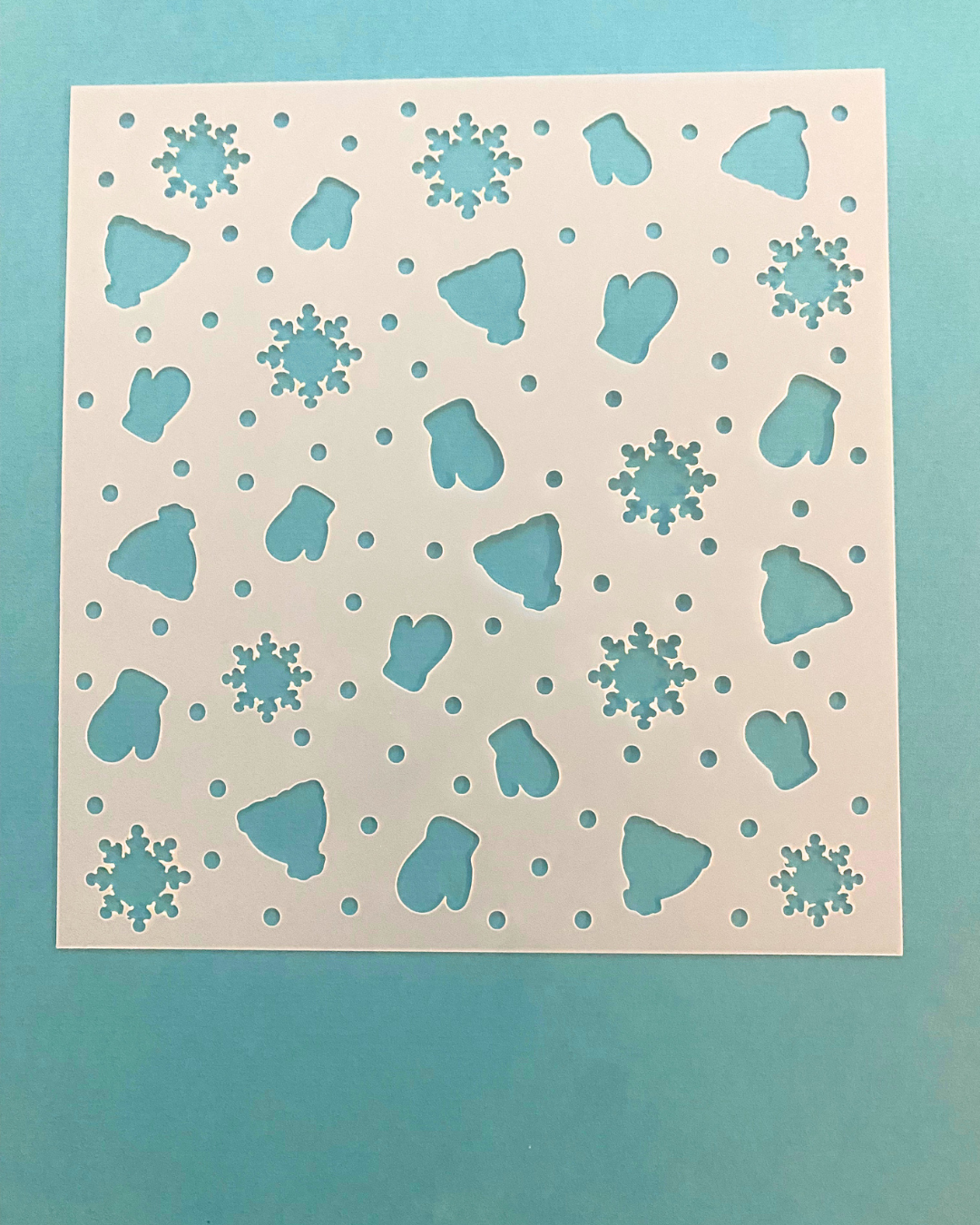 Stencil Winterzeit