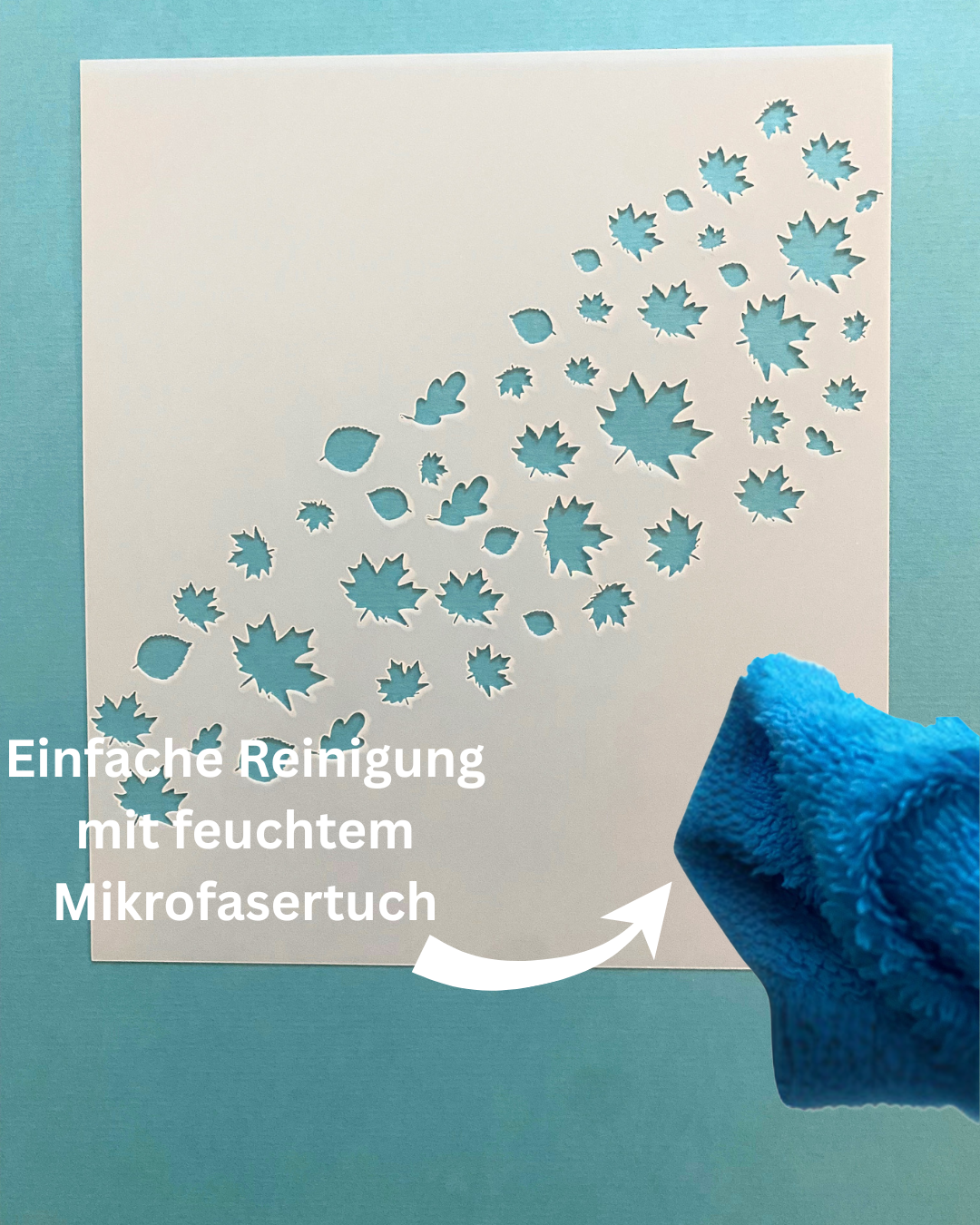 Stencil Herbstblätter