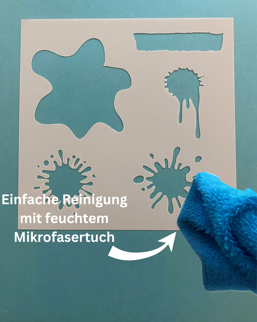 Stencil Kleckse