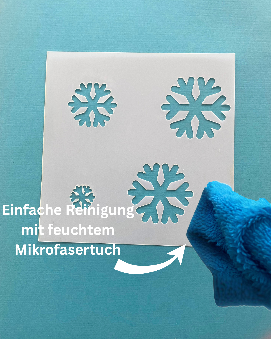 Stencil Eiskristalle