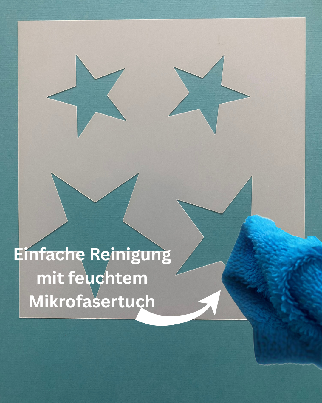 Stencil Sterne groß