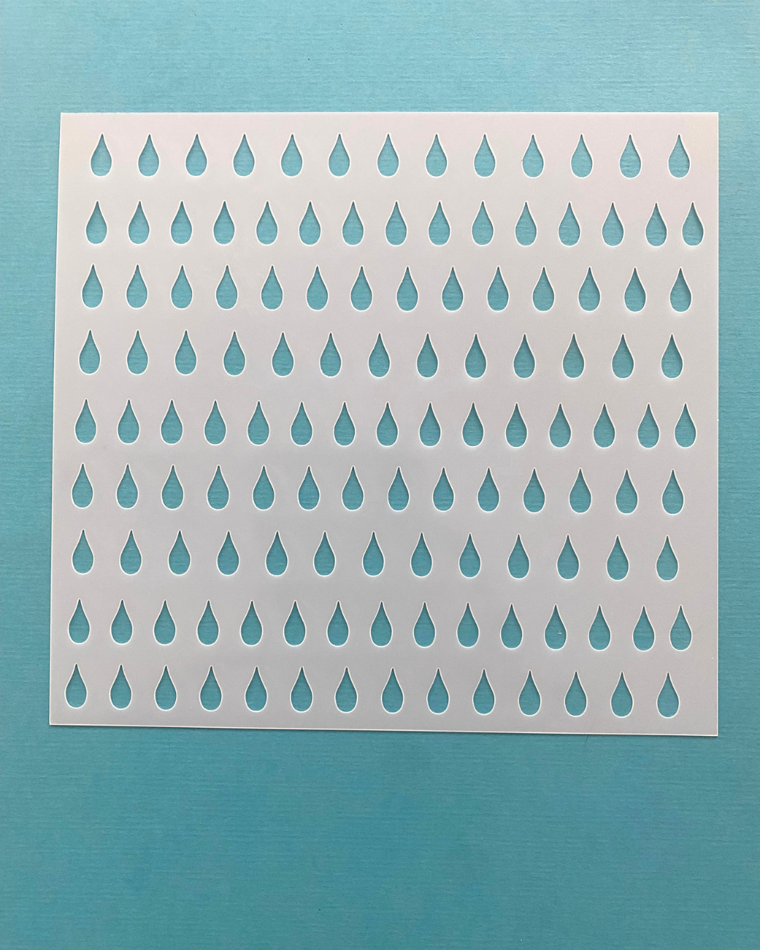 Stencil Regentropfen