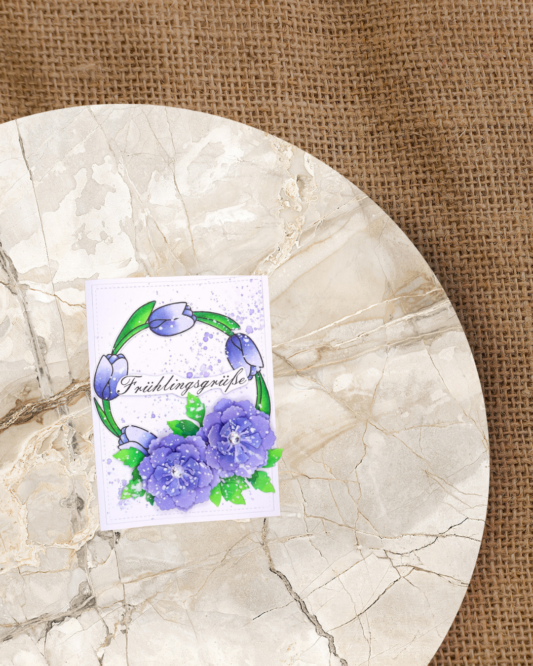 Stempel Set "Tulpenkranz"