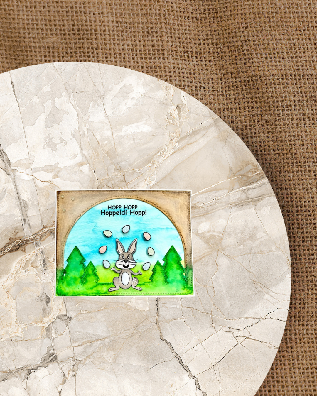 Stempel Set "Jonglier Hase"