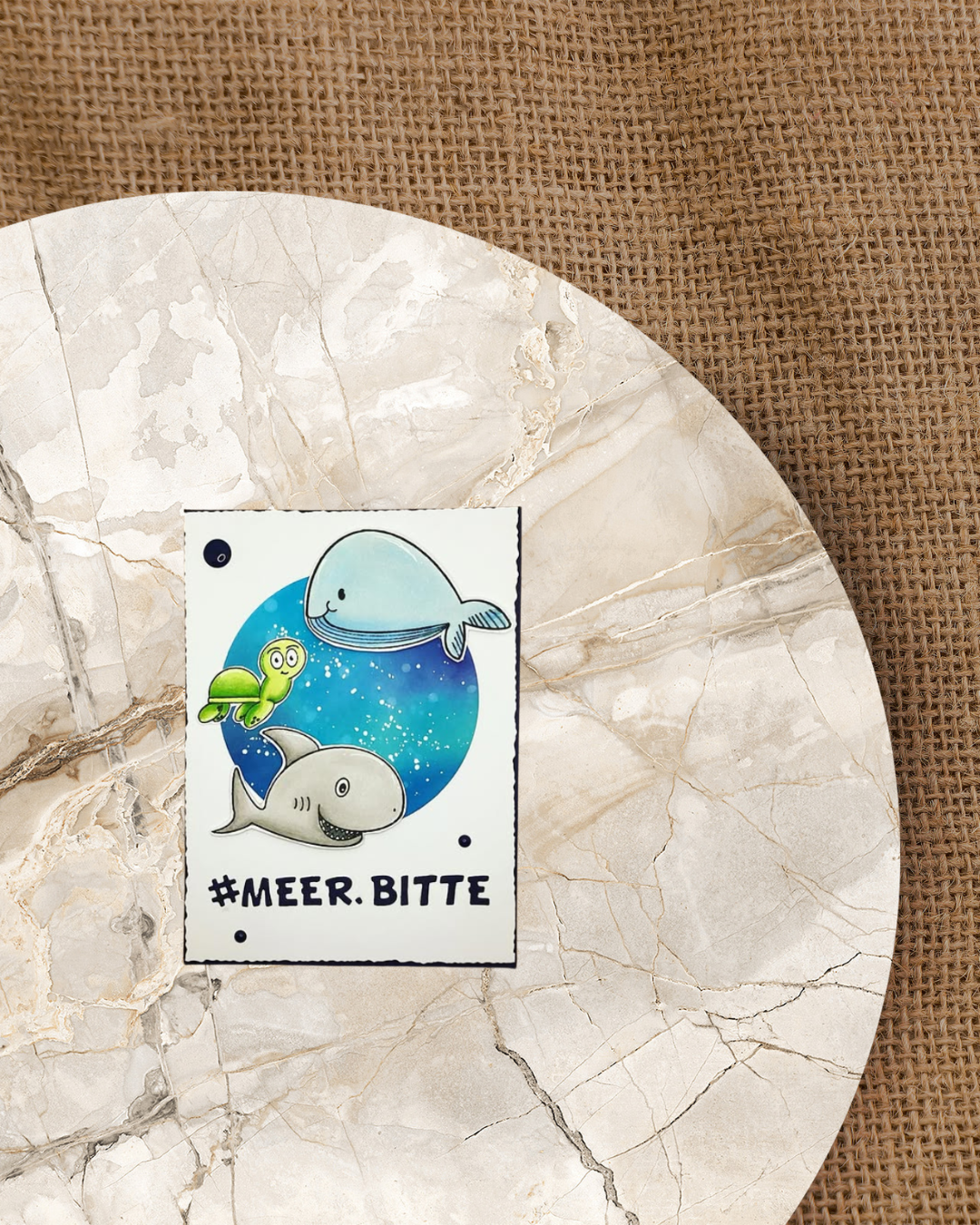 Stempel "Meerestier Schildkröte"