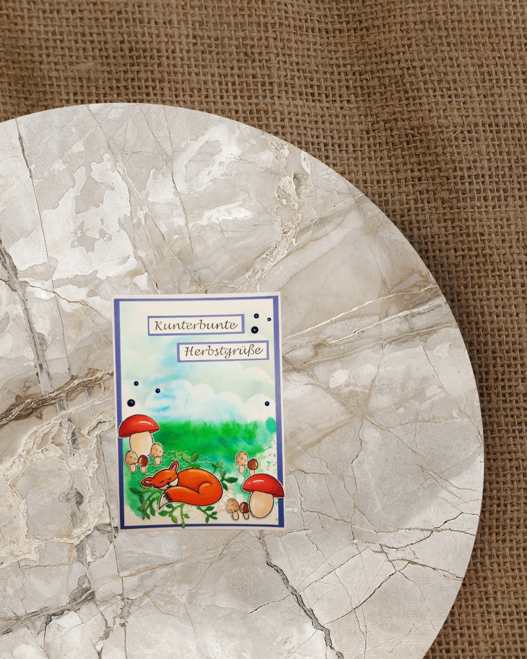 Stempel  "schlafender Fuchs"