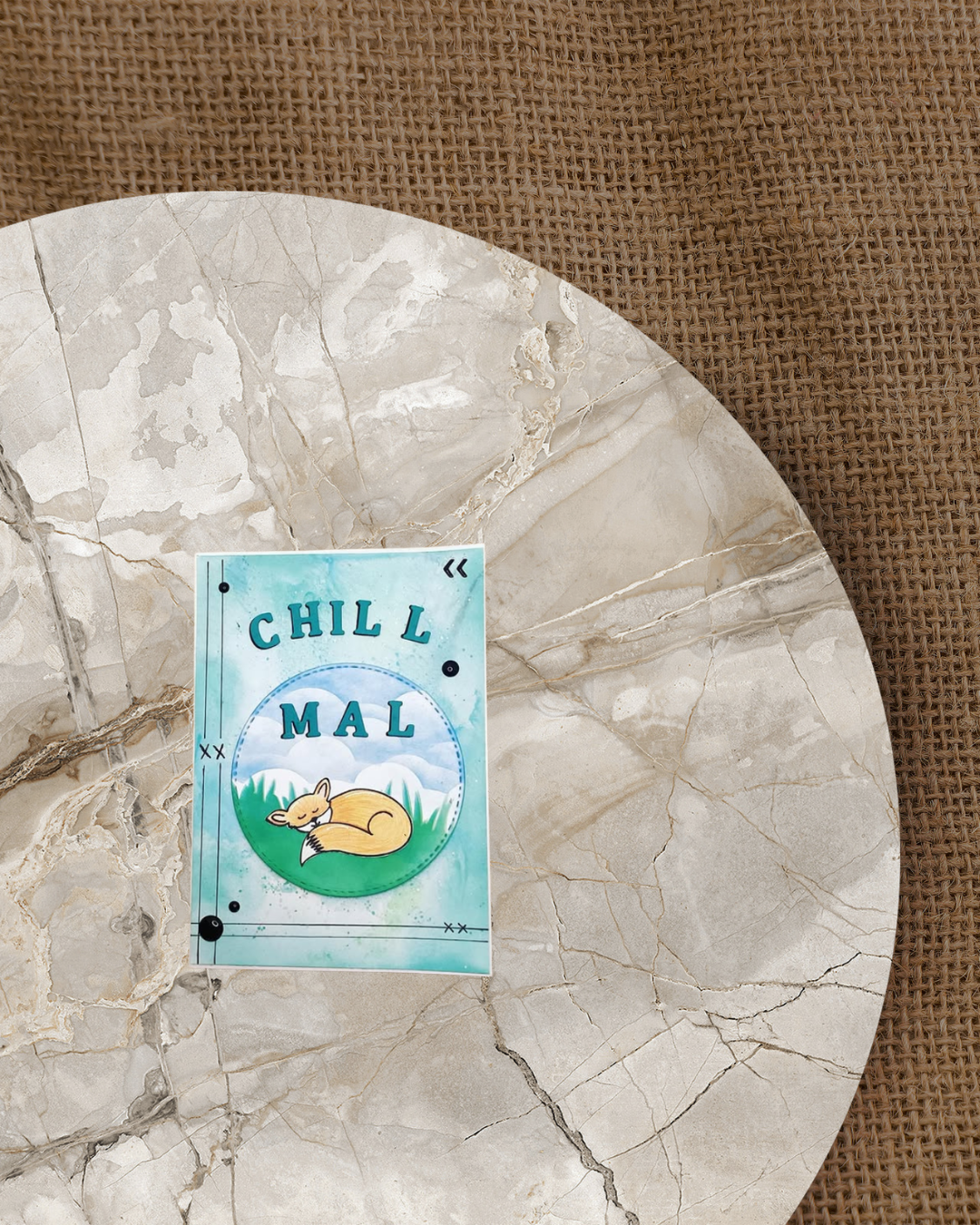 Stempel  "schlafender Fuchs"