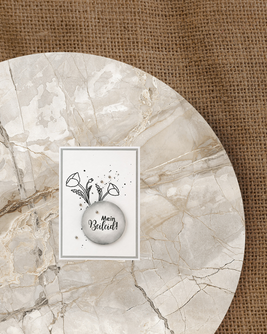 Stempel Set "Mohnblumen"