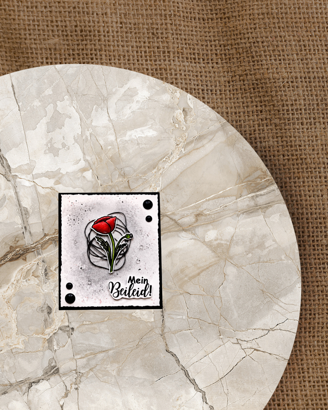 Stempel Set "Mohnblumen"