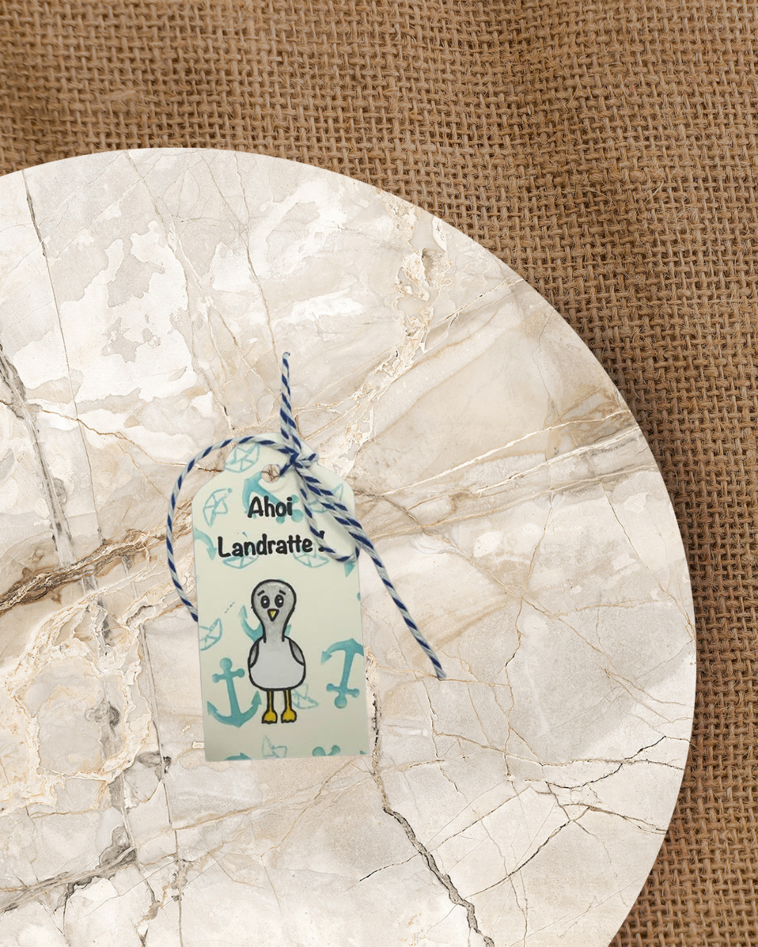 Stencil Maritimer Anker